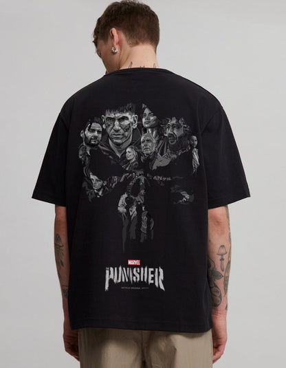 Vigilante Vibes: The Punisher Oversized Tee