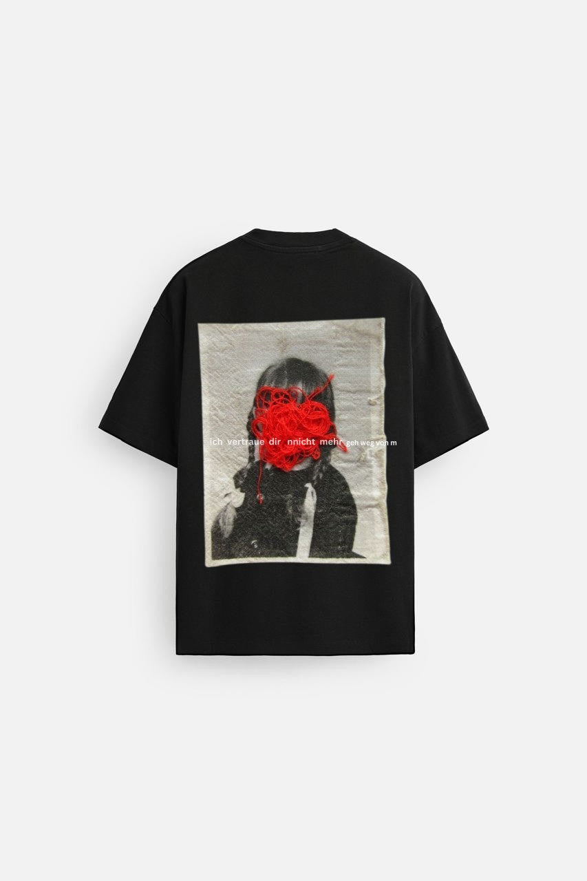 "Distorted Reality Graphic Tee - Black"