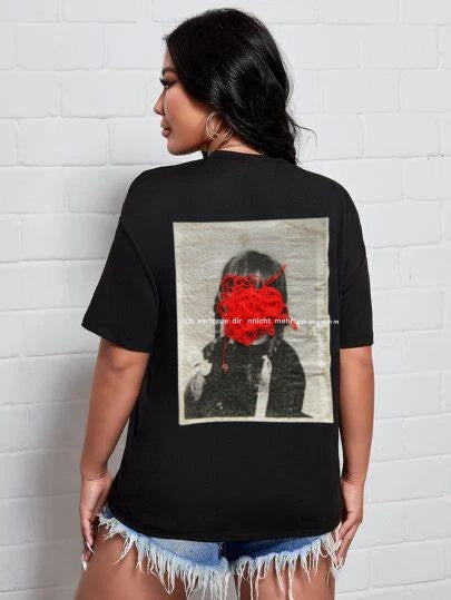 "Distorted Reality Graphic Tee - Black"