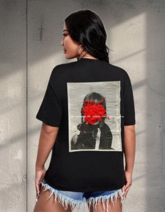 "Distorted Reality Graphic Tee - Black"