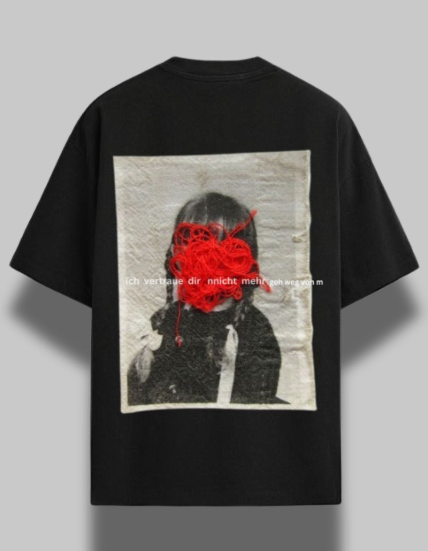 "Distorted Reality Graphic Tee - Black"