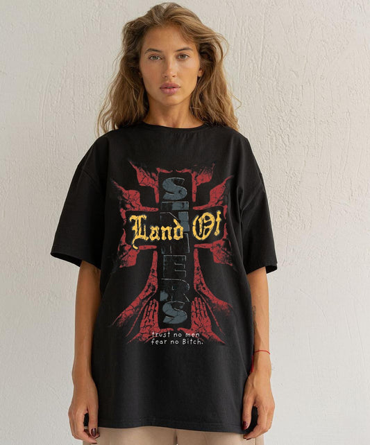 Land of Sinners Statement Oversized Tee