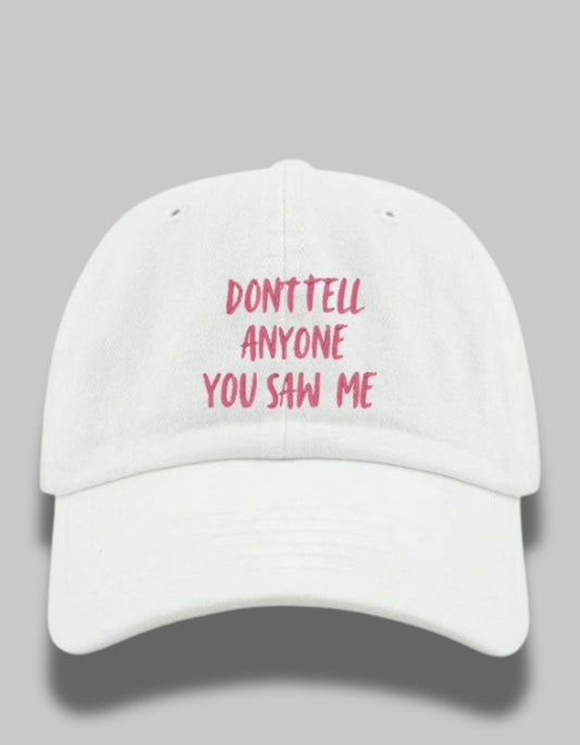“Pink Secret Statement Cap”