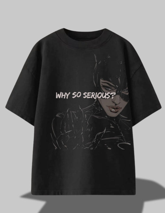 Serious Shadows Oversized Tee – Dark, Bold & Unbothered