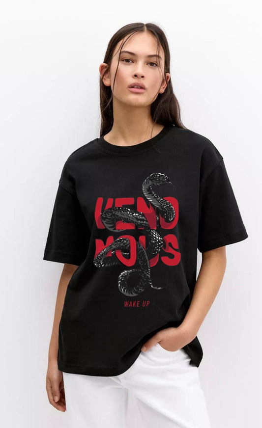 Venomous Wake Oversized  Tee