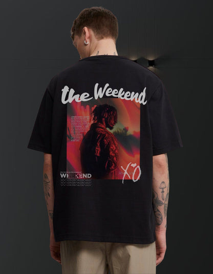 "The Weeknd XO Dual-Side Graphic Tee – Black"