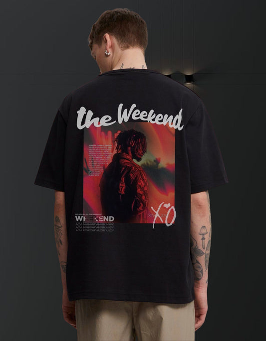 "The Weeknd XO Dual-Side Graphic Tee – Black"