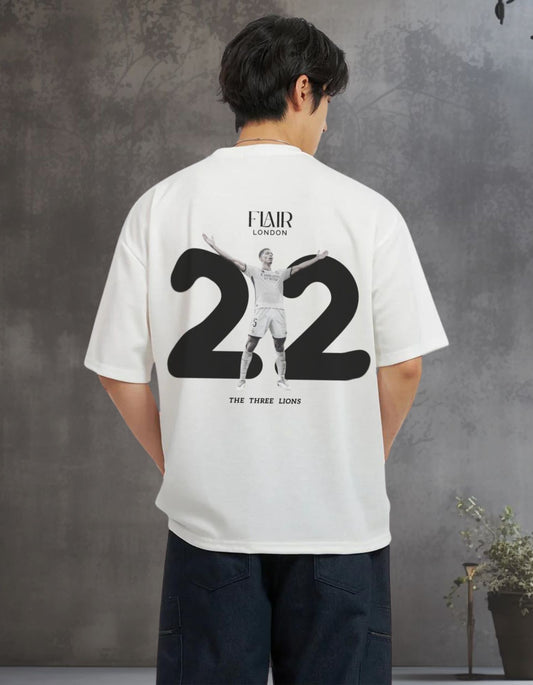 Three Lions Oversized Tee – Flair London Edition