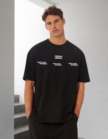 "Wait For Nobody" Oversized Tee