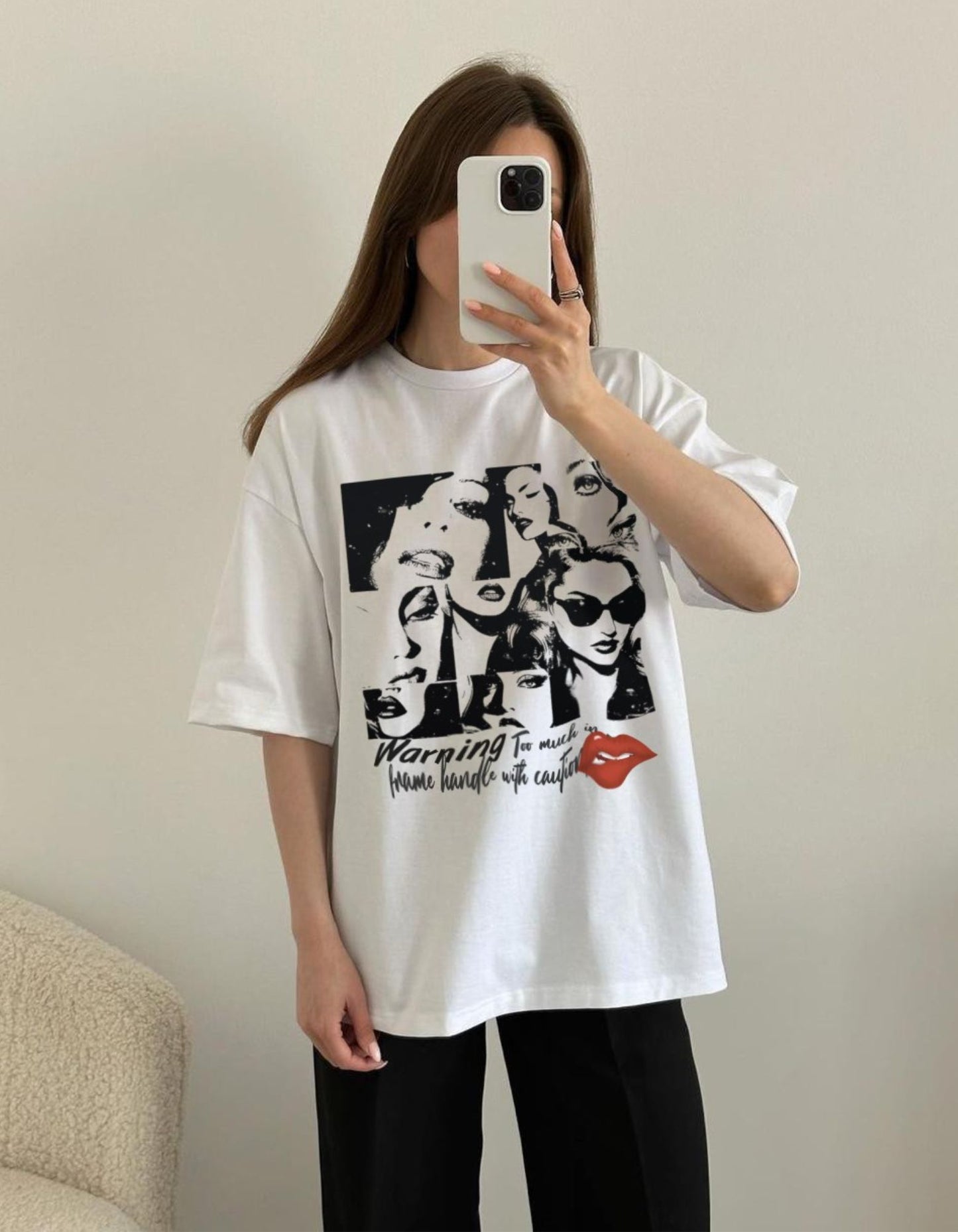The Weeknd Collage Oversized Tee